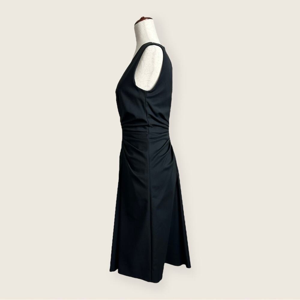NWT | SPORTMAX | Square Neckline Knee-Length Dress | Black | Size 8 - Picture 2 of 16